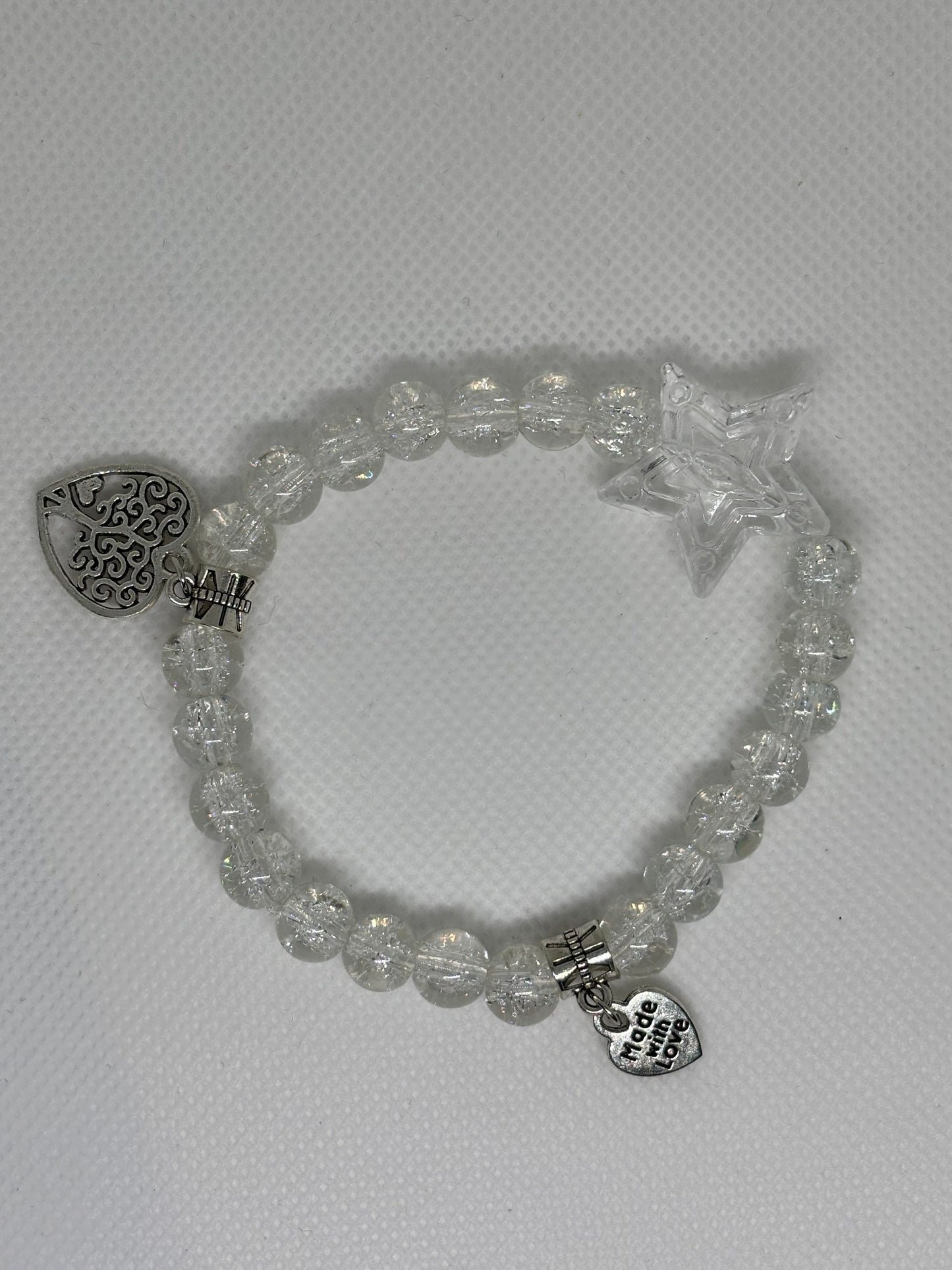 OYK Collection GOLDEN SILVER HEART bracelets