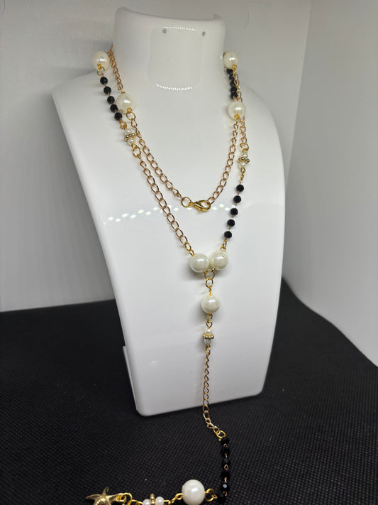 OYK Collection GOLDEN BLACK necklace and bracelet