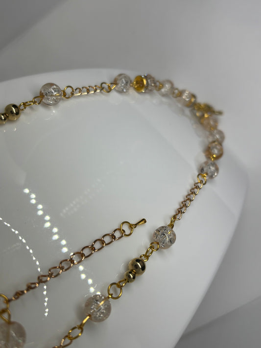 OYK Collection GOLDEN MOONLIGHT BLOOM necklace