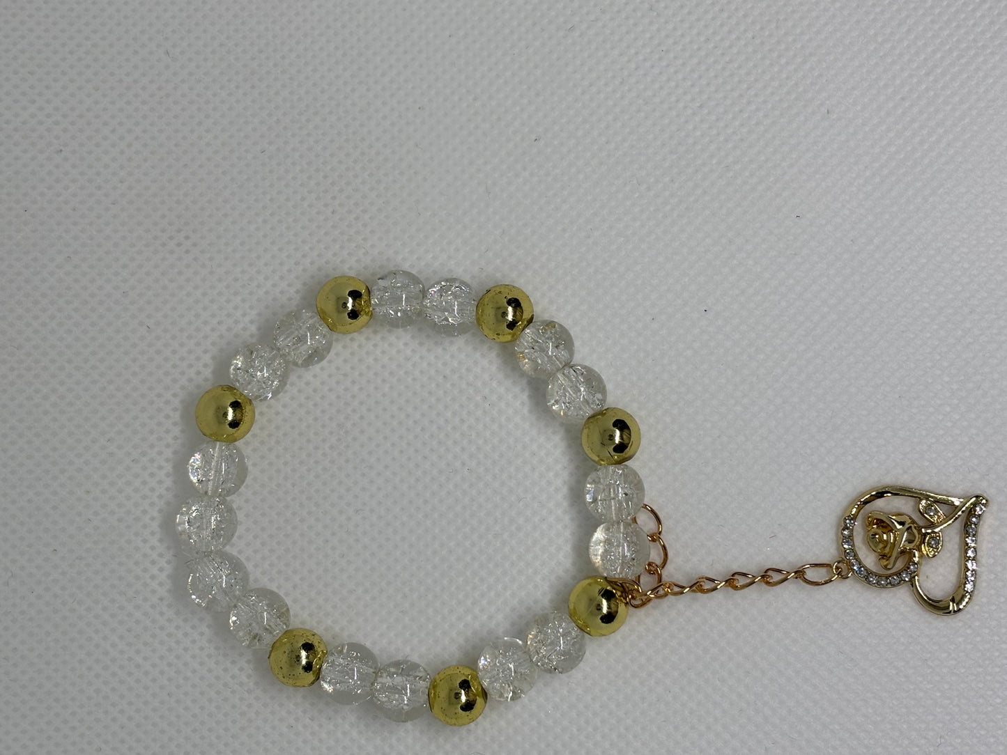 OYK Collection GOLDEN SILVER HEART bracelets