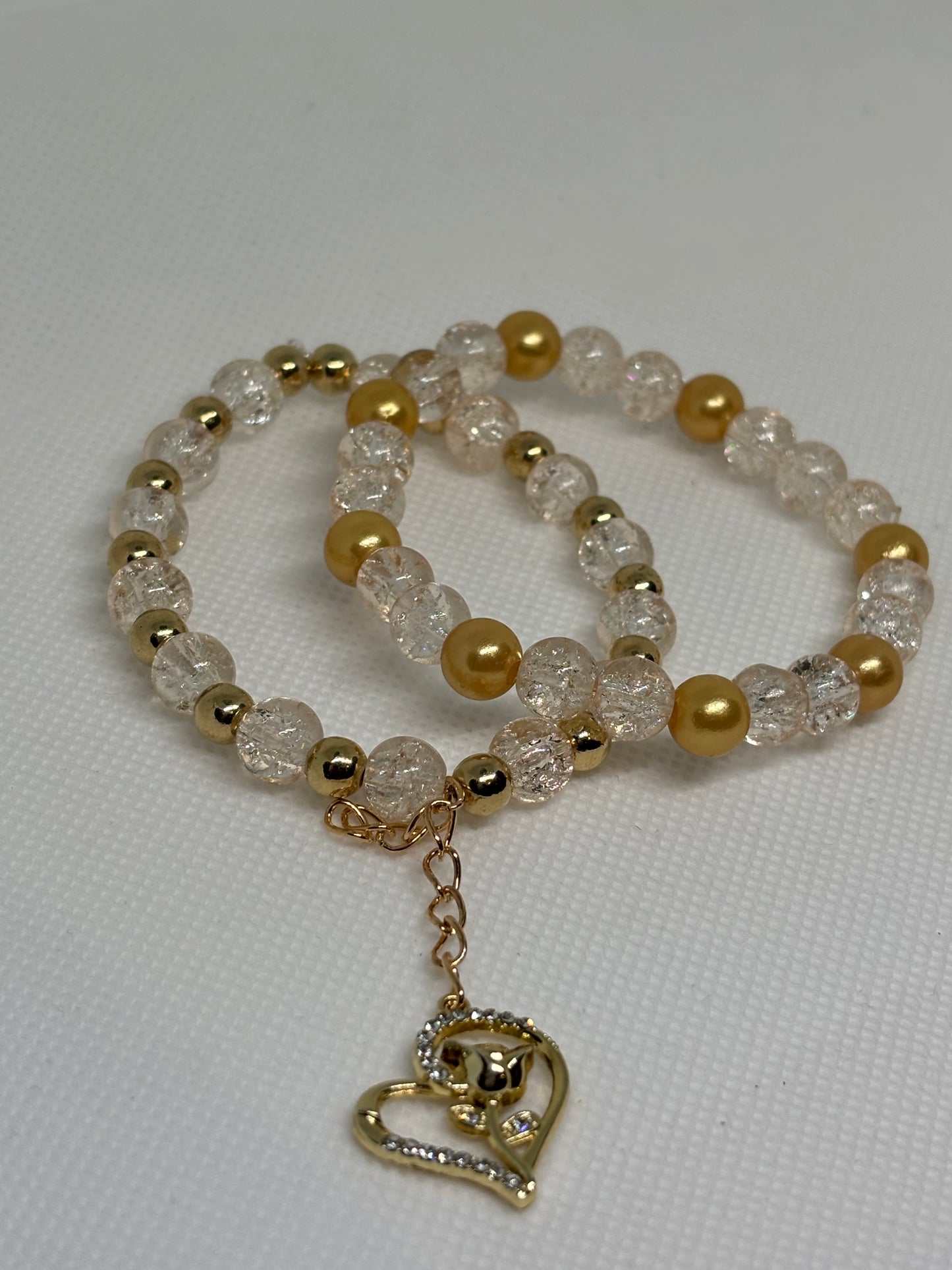 OYK Collection MOONLIGHT BLOOM golden 2 sets of bracelets