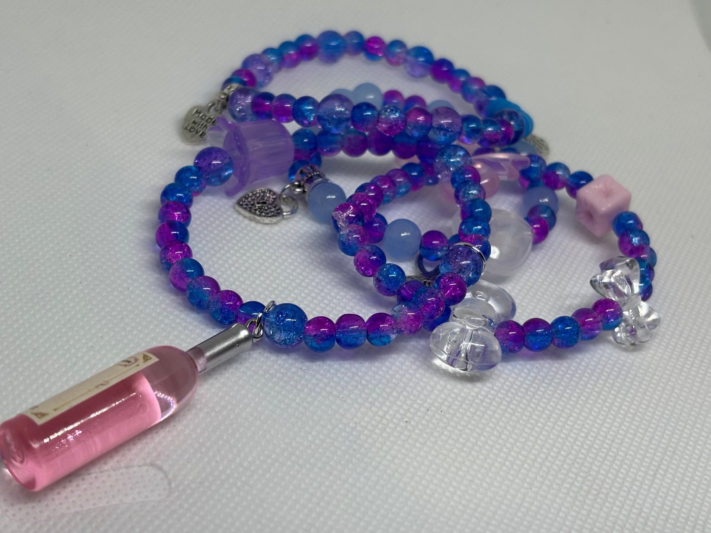 OYK Collection BLUE & PINK AURA bracelets