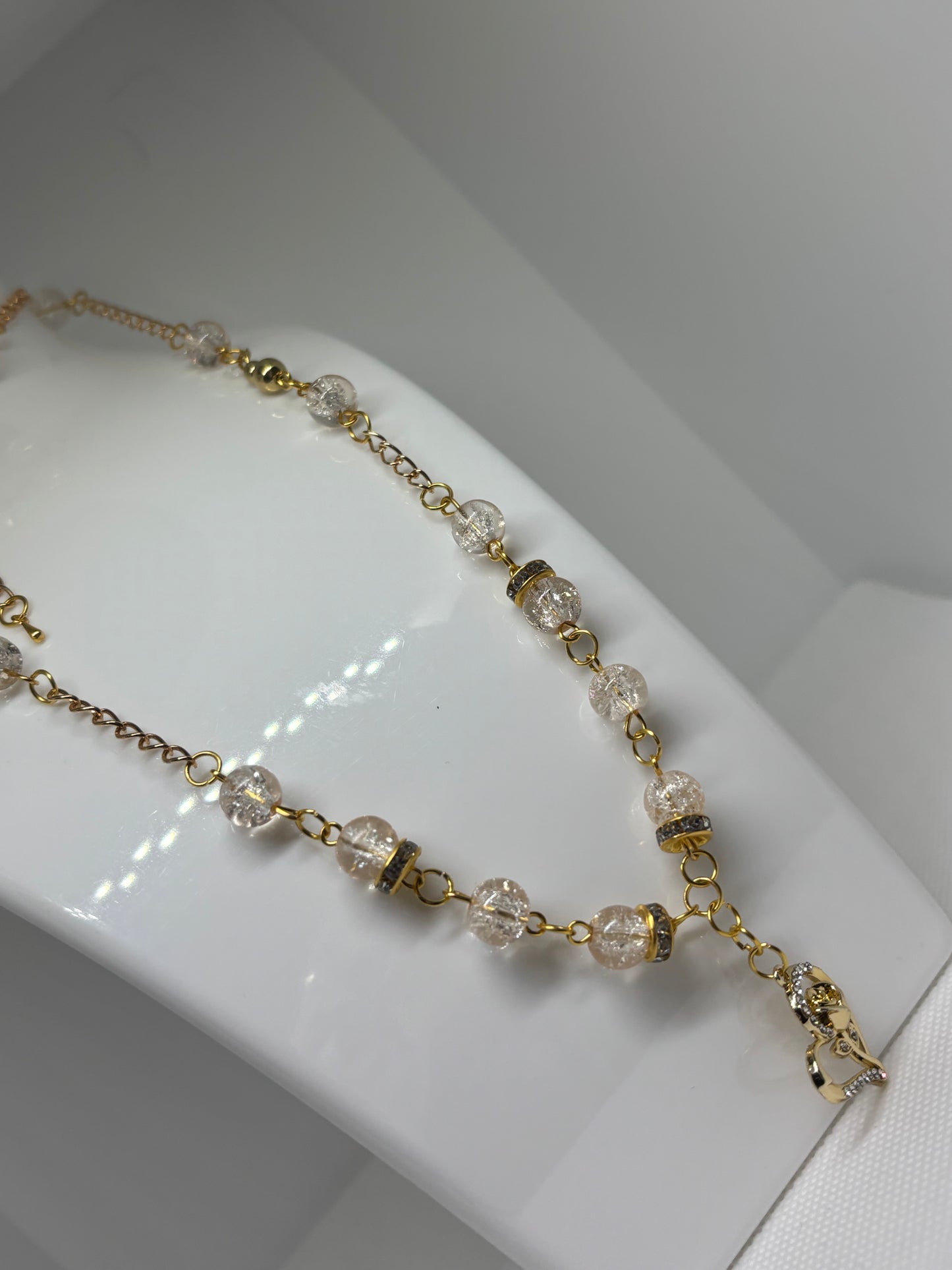 OYK Collection GOLDEN MOONLIGHT BLOOM necklace