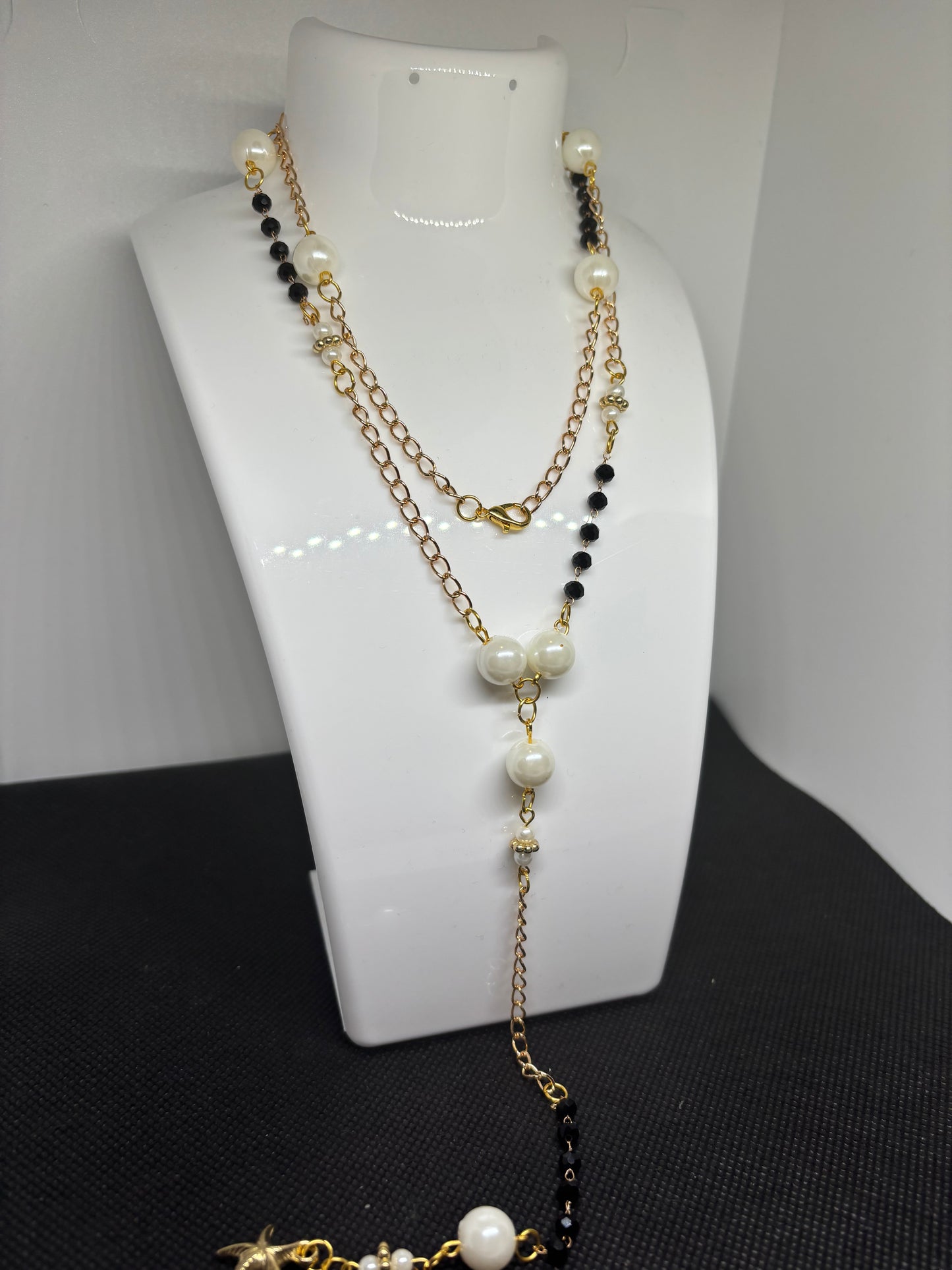 OYK Collection GOLDEN BLACK necklace and bracelet