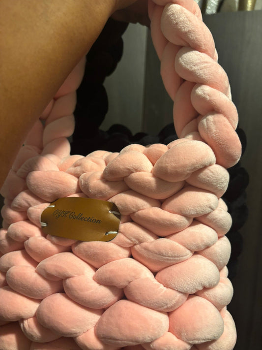 OYK Collection PINK WOVEN bag