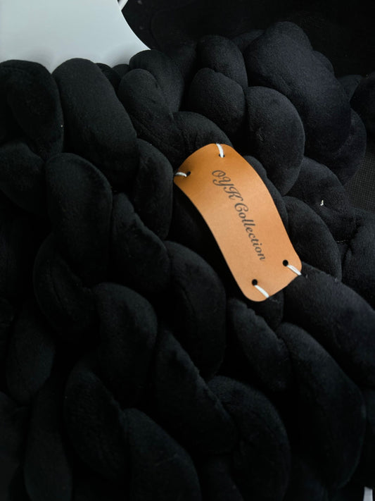 OYK Collection BLACK WOVEN bag