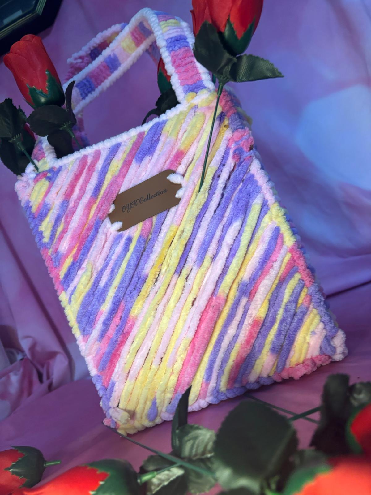 OYK Velvet tote bag