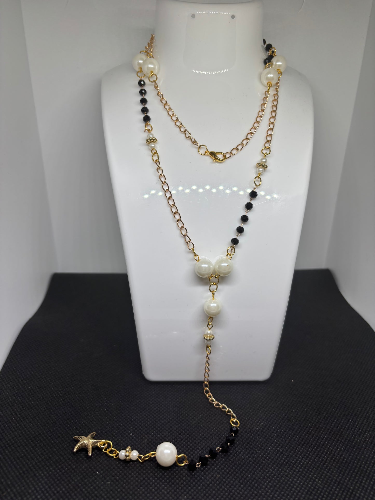 OYK Collection GOLDEN BLACK necklace and bracelet